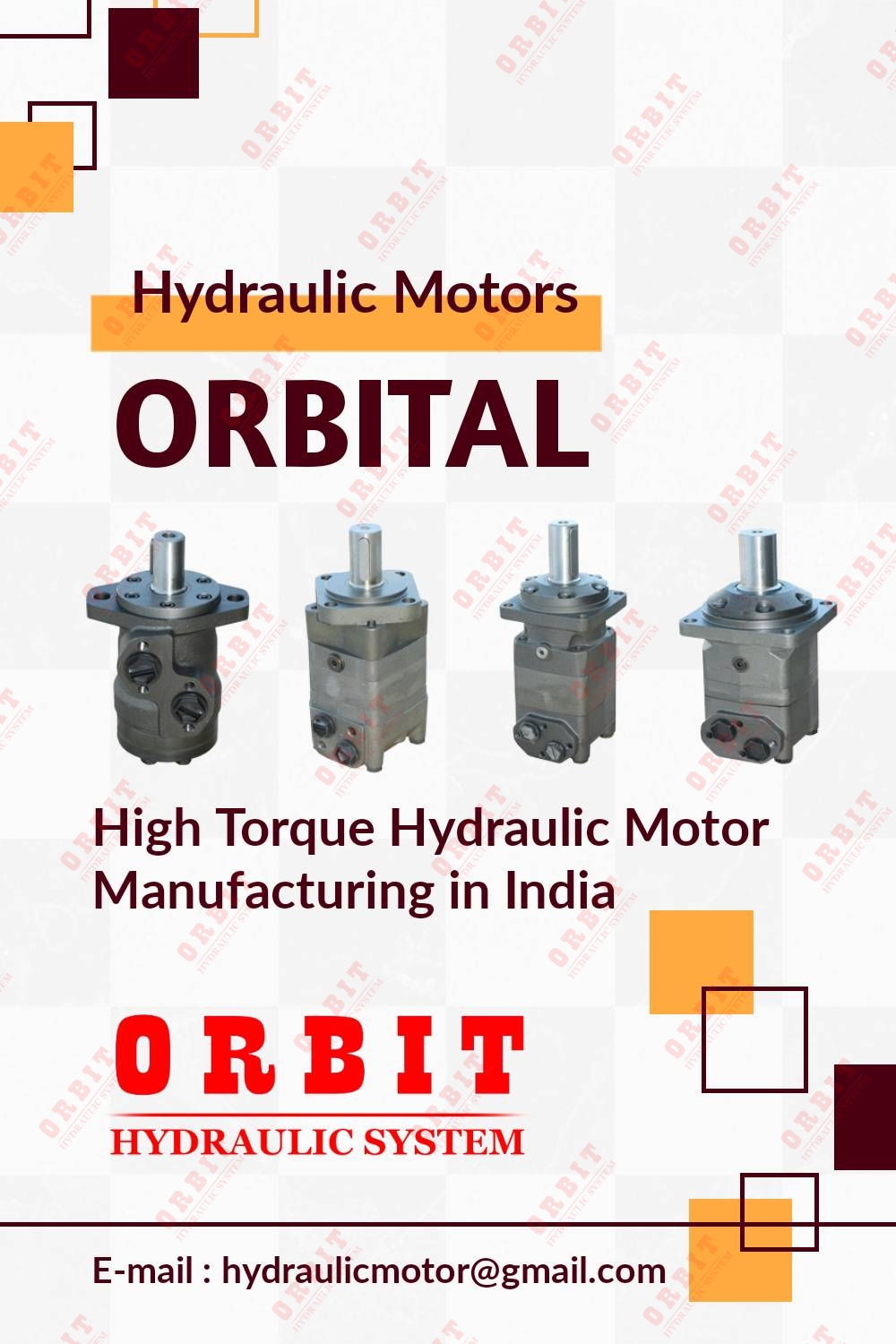 OMRX- 400 11186161 White Hydraulic Motor