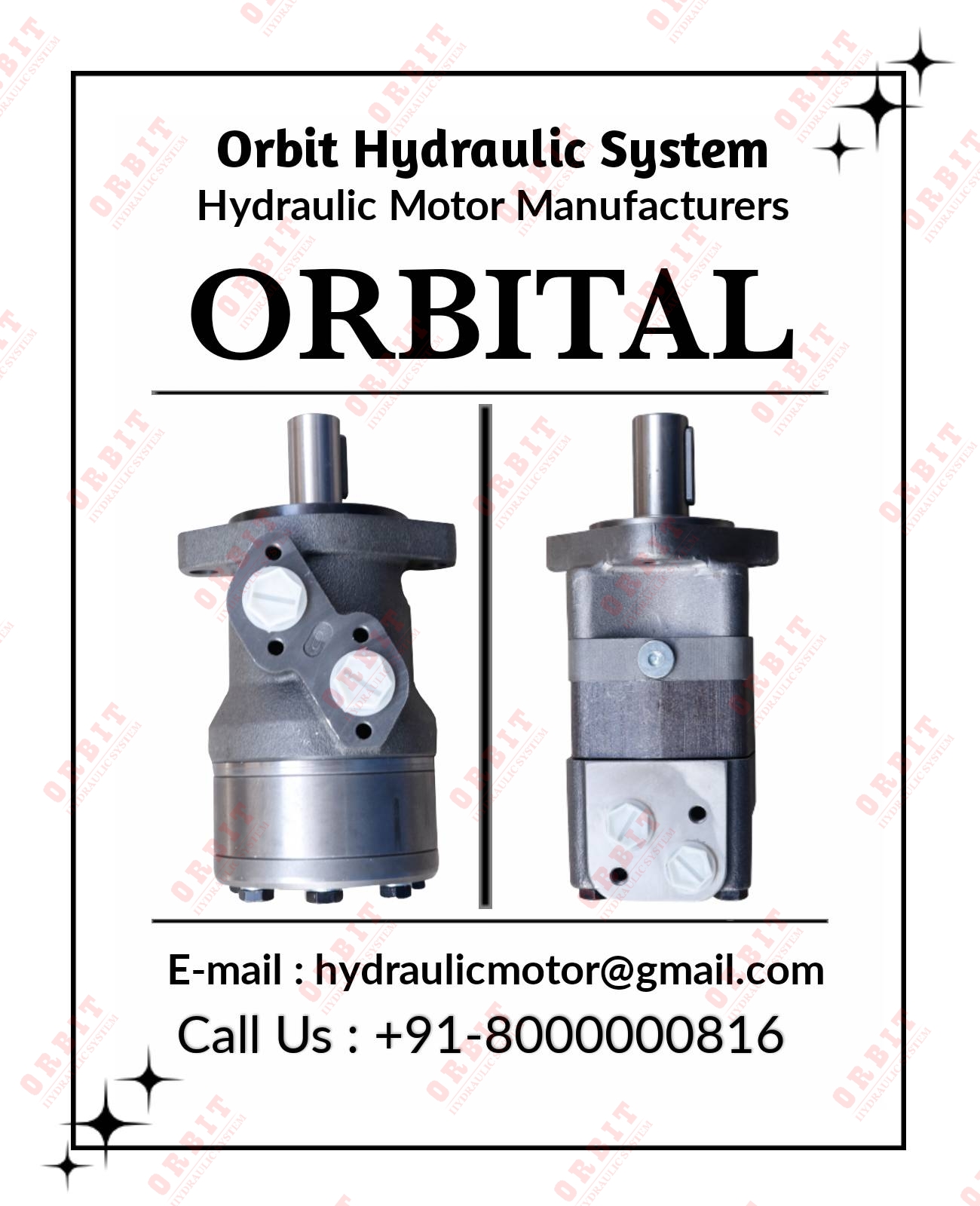 BMK6 Orbit hydraulic motor
